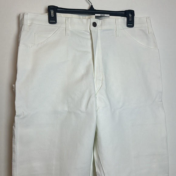 Dickies White Utility Pants Relaxed Fit Size 36x30 - Picture 8 of 11